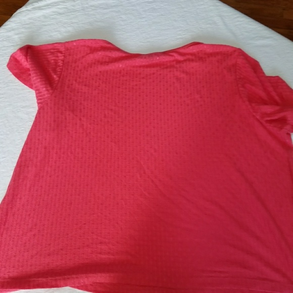 Reference Point II Plus Size Salmon Color Top - Picture 3 of 4
